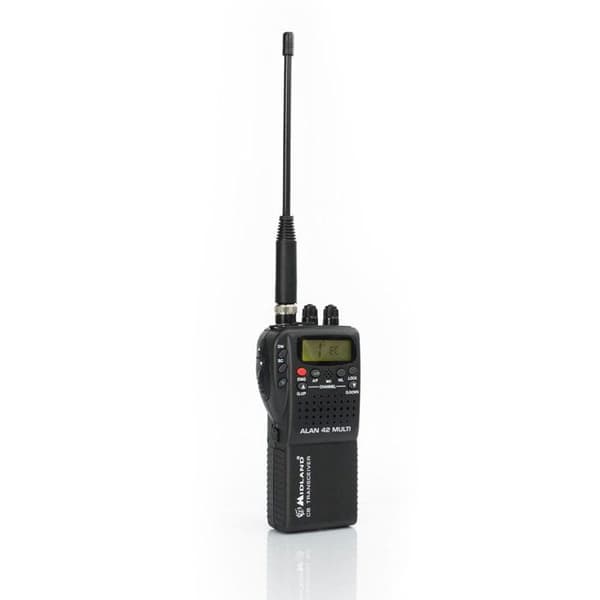 Midland radiosändningsmodul - C480 13 - Alan 42 DS portabel CB med automatisk ljuddämpare C1267