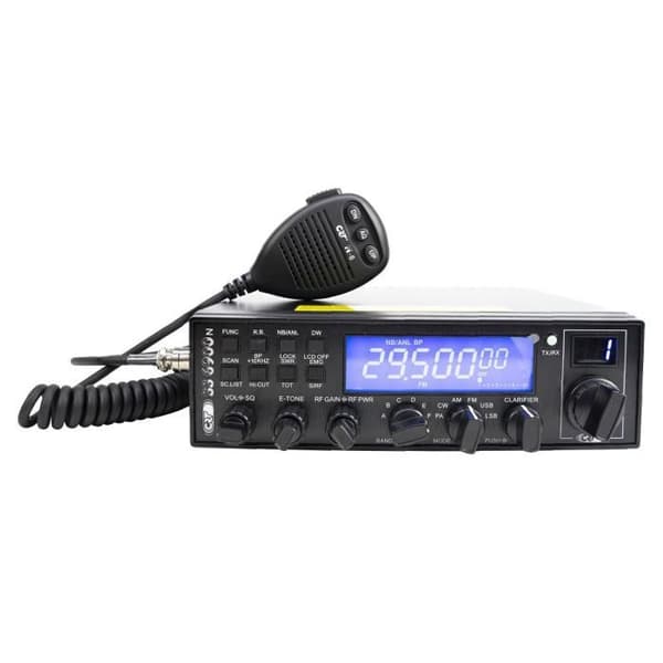 Crt Radio Amateur CB SS 6900 VOX CB, AM, FM, USB, SSB, CW, PA, 28-29,7Mhz, ASQ, Gain RF, Roger Beep, 12V, programmerbar