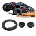 Miniatyrbillede 1 af 4: Spur Gear Sæt til Traxxas XO-1 og E REVO 2.0, Holdbar Metal Konstruktion, Kompatibel med Fjernstyrede Biler, Inkluderer 2 Pinioner