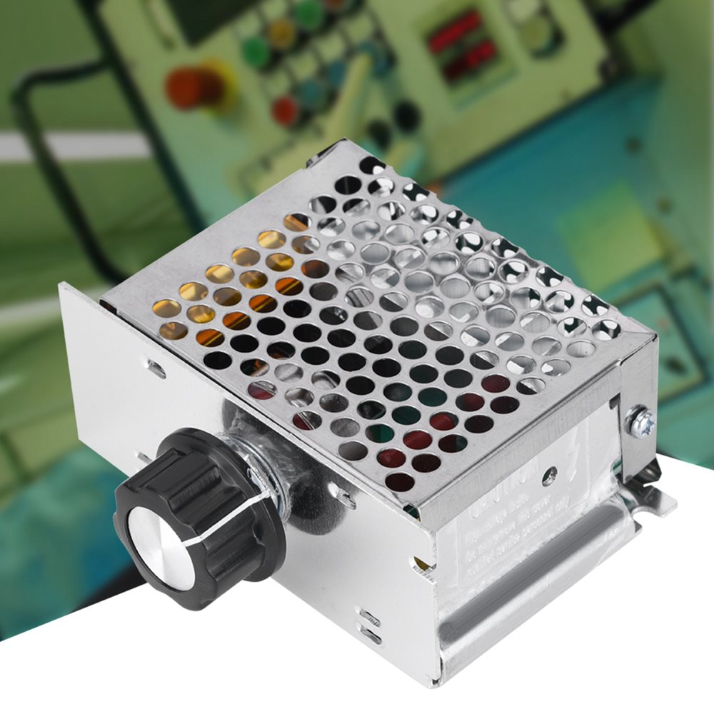 Dimmer, Ac 220v 9a 4000w Scr Spanningsregelaar Motor Ventilator Regulator Snelheidsregelaar Dimmer