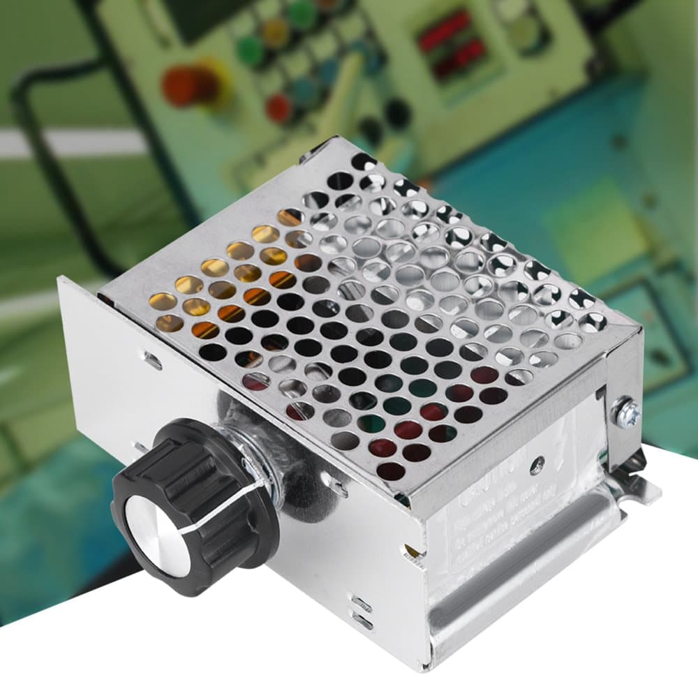 Dimmer, Ac 220v 9a 4000w Scr Spanningsregelaar Motor Ventilator Regulator Snelheidsregelaar Dimmer Dimmer, Ac 220v 9a 4000w Scr Spanningsregelaar Motor Ventilator Regulator Snelheidsregelaar Dimmer