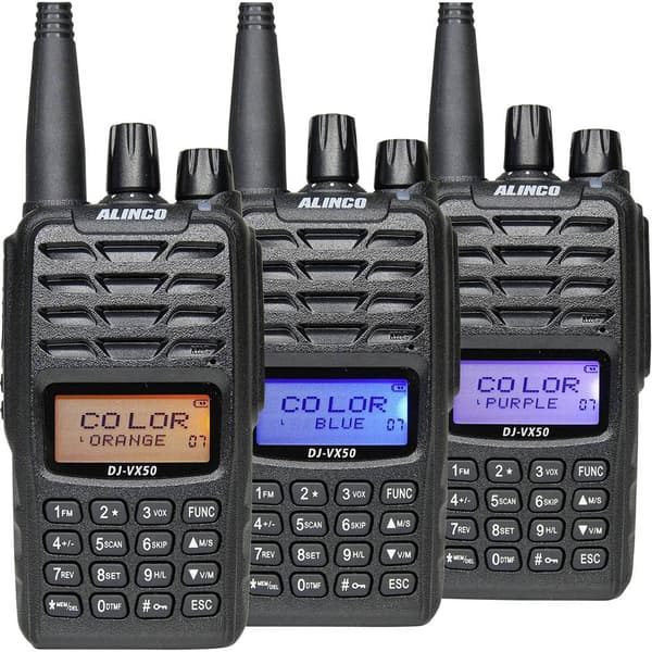 Alinco 1228 DJ-VX-50E VHF/UHF Walkie talkie för nybörjare