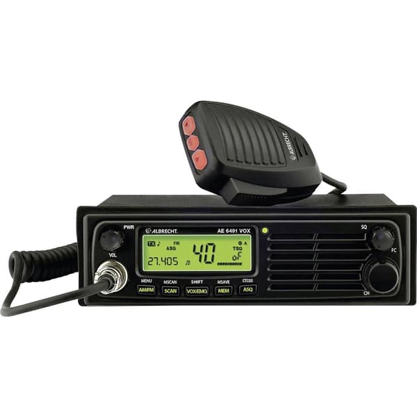 Albrecht AE 6491 VOX 12648.01 CB-radio Svart