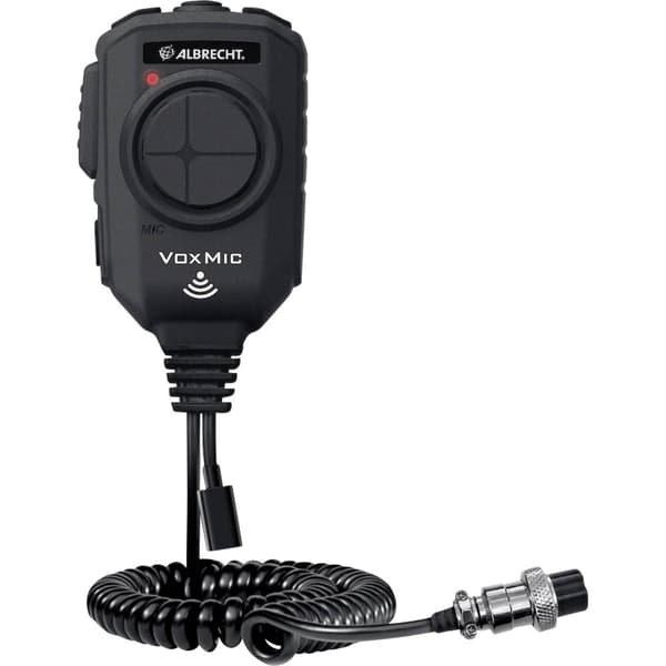 VOX-mikrofoner Albrecht Albrecht VOX Mikrofon 6-polig mit ANC und 3000mAh Batterie 42100