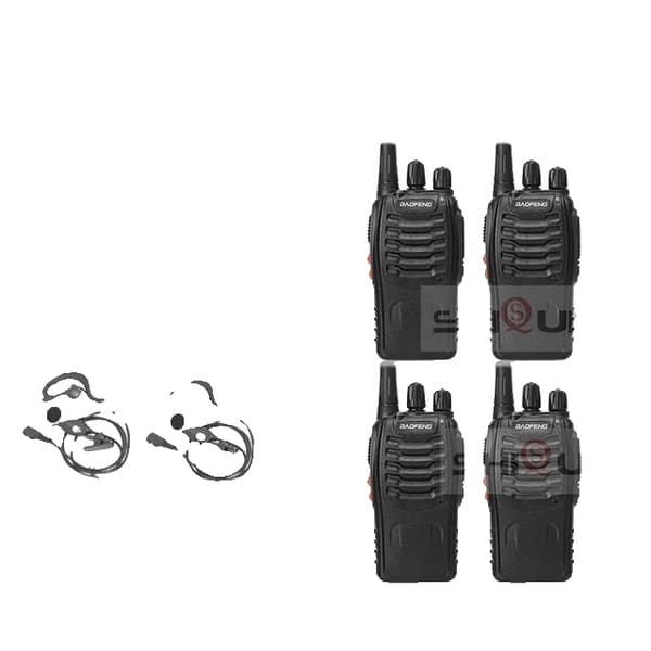 Kävelytyspuhelin, 5W teho, UHF taajuus, 3PCS-771