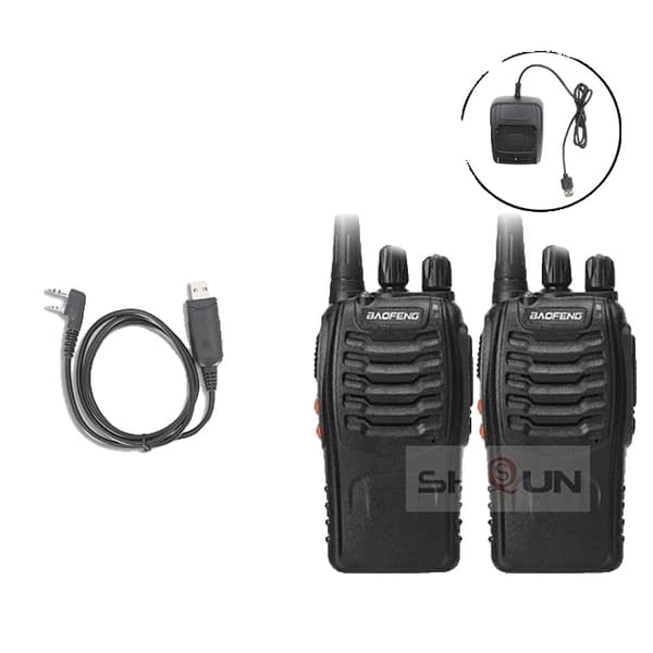 Kävelytyspuhelin, 5W teho, UHF taajuus, 3PCS-771