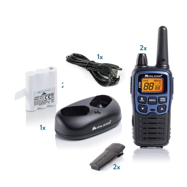 PMR MIDLAND XT60 håndholdte radioer