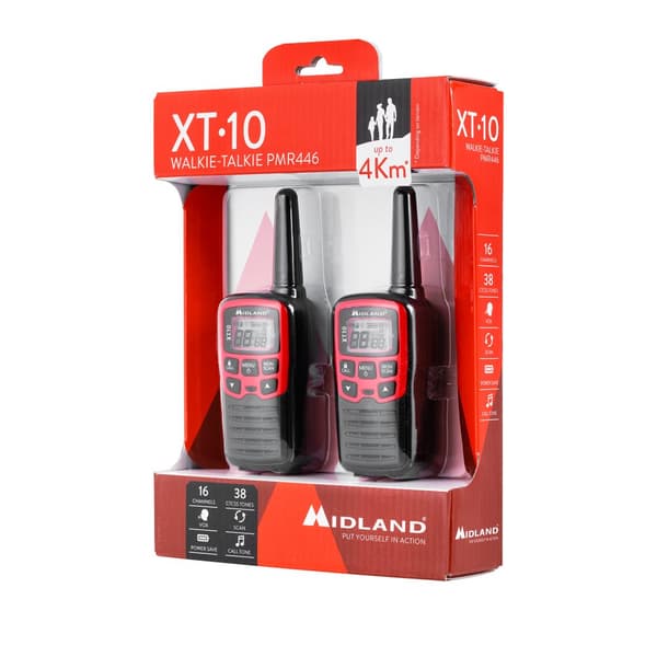PMR MIDLAND XT10 håndholdte radioer