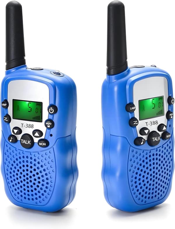 2-pak Walkie-Talkie til børn – 3 km rækkevidde, flere farver tilgængelige