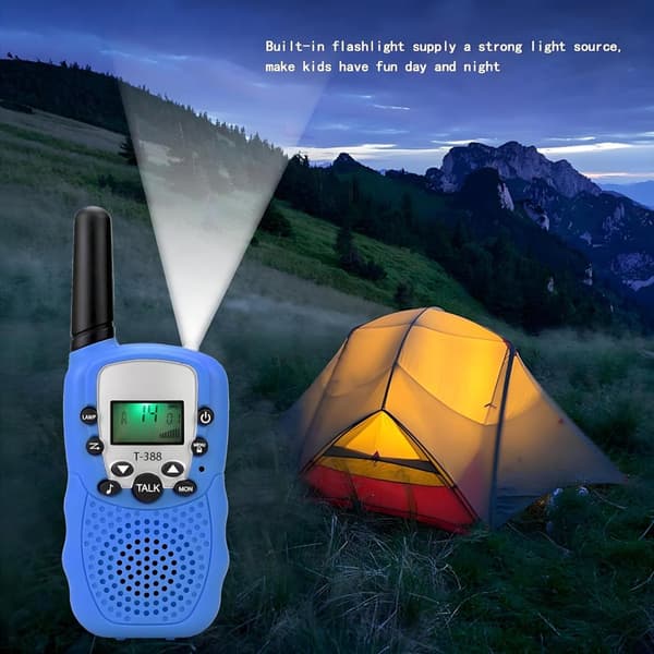 2-pak Walkie-Talkie til børn – 3 km rækkevidde, flere farver tilgængelige
