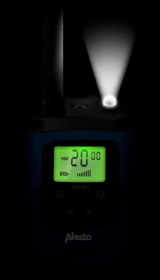 Alecto FR175BW Walkie-talkie-set för barn med display