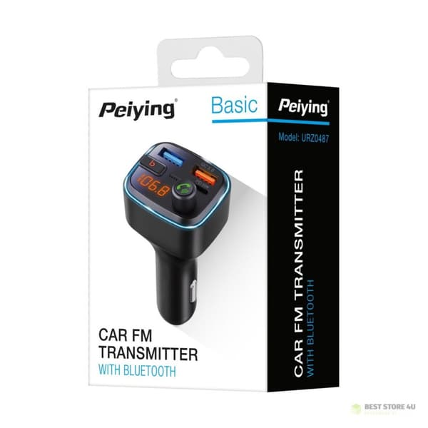 Bil FM-sändare med Bluetooth-funktion