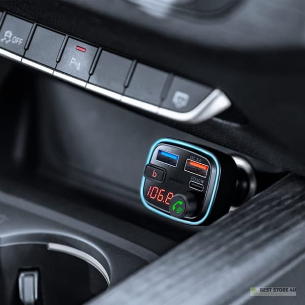 Bil FM-sändare med Bluetooth-funktion