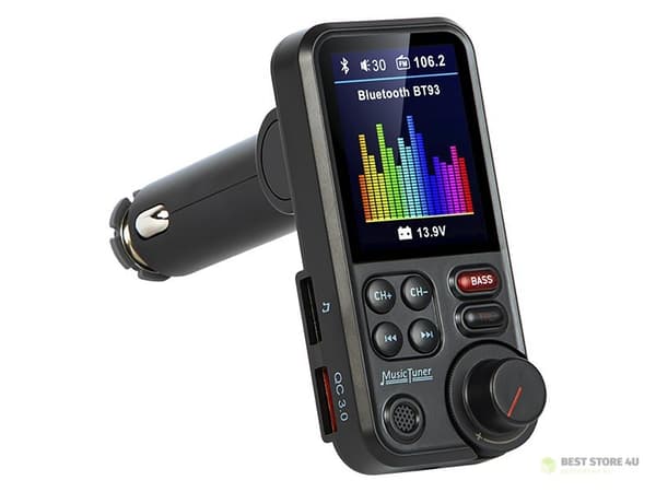 74-168# FM-sender med bluetooth 5.0+qc3.0