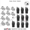 Miniatyrbillede 2 af 2: Walkie Talkie, 5W Strøm, UHF Frekvens, 10PCS-10HD