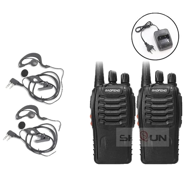 Walkie Talkie, 5W effekt, UHF frekvens, 2