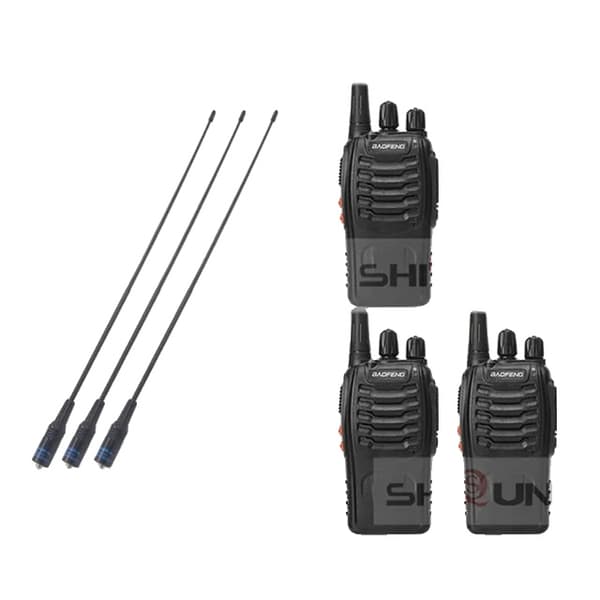 Walkie Talkie, 5W Strøm, UHF Frekvens, 3PCS-771