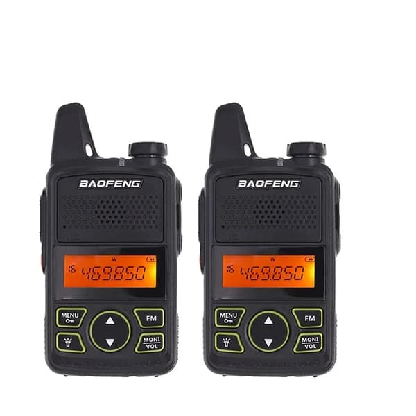 Bærbar To-Vejs Radio, Mini Størrelse, UHF 400-470MHz Frekvens, 2xBF-T1