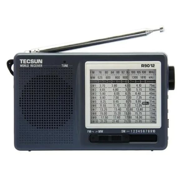 Bærbar radio, indbygget højttaler, AM/FM/SW dækning, kompakt størrelse,R9012