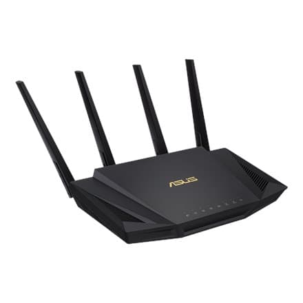 Wireless Router|ASUS|Wireless Router|3000 Mbps|Mesh|Wi-Fi 5|Wi-Fi 6|IEEE 802.11 b/g|IEEE 802.11n|USB 3.2|1 WAN|4x10/100/1000M|Number of antennas 4|RT- Sort