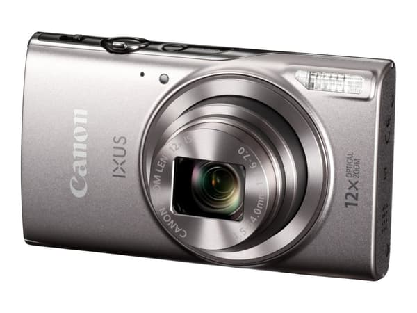 Canon IXUS 285 HS - Digitalkamera - kompakt - 20.2 MP - 1080 p / 30 fps - 12optisk x-zoom - Wi-Fi, NFC - sølv Sølv