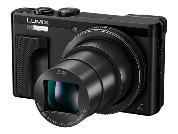 Panasonic Lumix DMC-TZ80 - Digitalkamera - kompakt - 18.1 MP - 4 K / 25 fps - 30x optisk zoom - Leica - Wi-Fi - svart