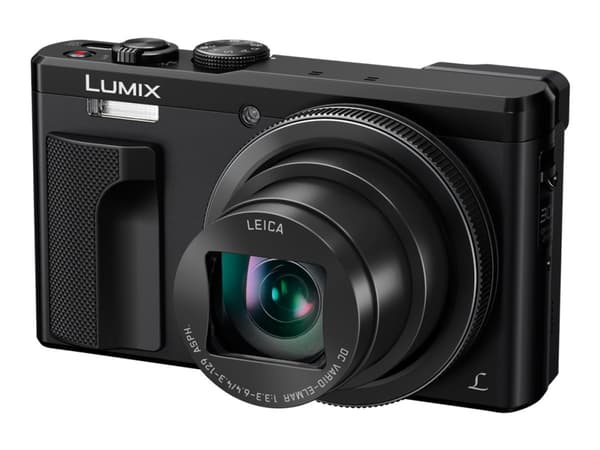 Panasonic Lumix DMC-TZ80 - Digitalkamera - kompakt - 18.1 MP - 4 K / 25 fps - 30x optisk zoom - Leica - Wi-Fi - svart