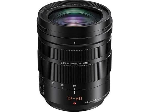 Panasonic Lumix DMC-GH5 + Leica 12-60mm F2.8-F4.0, 20,3 MP, 5184 x 3888 piksler, Live MOS, Full HD, Berøringsskjerm, Sort