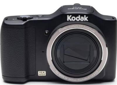 Kodak PIXPRO FZ152, 16,15 MP, 4608 x 3456 piksler, CCD, 15x, HD, Sort