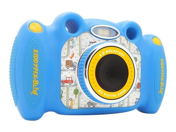 Easypix Kiddypix Blizz - Digitalkamera - kompakt - 2.0 MP / 8.0 MP (interpolerat) / 30 fps - blå