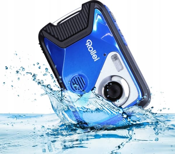 Rollei Sportsline 60 Plus, 8 MP, 5616 x 3744 pixlar, CMOS, Full HD, 117 g, Svart, Blå, Vit