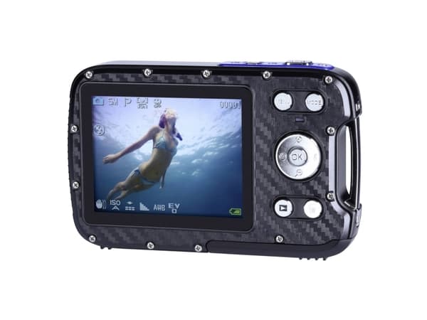 Rollei Sportsline 60 Plus, 8 MP, 5616 x 3744 pixlar, CMOS, Full HD, 117 g, Svart, Blå, Vit