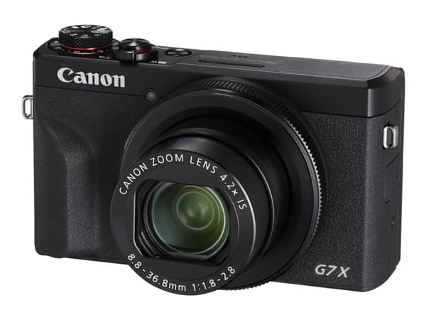 Canon PowerShot G7X Mark III Compact camera 20,1 MP CMOS 5472 x 3648 piksler Sort