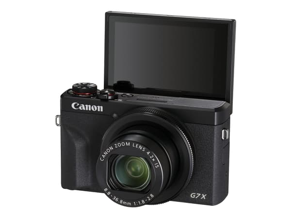 Canon PowerShot G7X Mark III Compact camera 20,1 MP CMOS 5472 x 3648 piksler Sort
