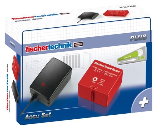 Fischertechnik PLUS Accu Set - Batterilader + AC-strømadapter + batteri - NiMH - 1500 mAh