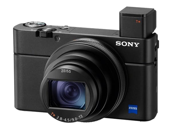 Sony Cyber-shot DSC-RX100 VII - Digitalkamera - kompakt - 20.1 MP - 4 K / 30 fps - 8x optisk zoom - ZEISS - Wi-Fi, NFC, Bluetooth - svart