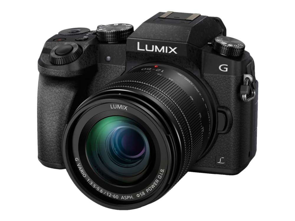 Panasonic Lumix G DMC-G70M - Digitalkamera - spegellöst - 16.0 MP - Fyra tredjedelar - 4 K - 5x optisk zoom 12 - 60 mm lins - Wi-Fi - svart