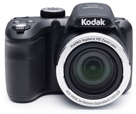 Kodak Astro Zoom AZ401, 16,15 MP, 4608 x 3456 pixlar, CCD, 40x, HD-Ready, Svart Svart