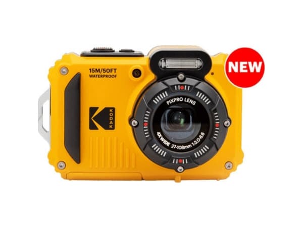 Kodak PixPro, 16 MP, 1920 x 1080 piksler, 1/2.7", BSI CMOS, 4x, Gult
