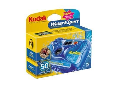 Kodak MAX Water &amp; Sport - Vedenpitävä kertakäyttökamera - 35mm (8004707)