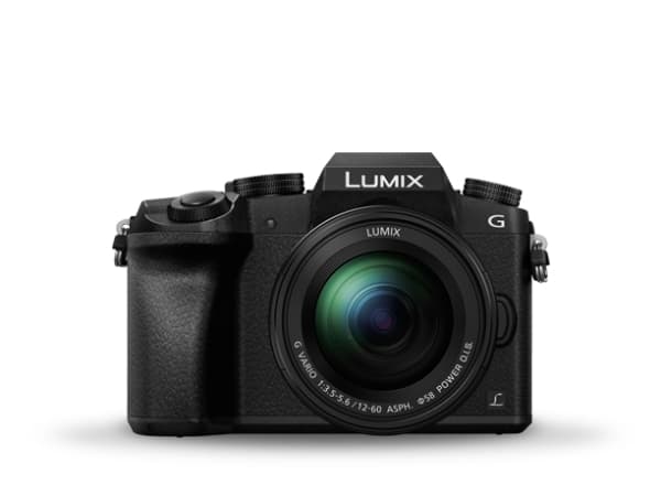 Panasonic Lumix DMC-G7 + G VARIO 14-42mm, 16 MP, 4592 x 3448 pixlar, Live MOS, 4K Ultra HD, Pekskärm, Svart