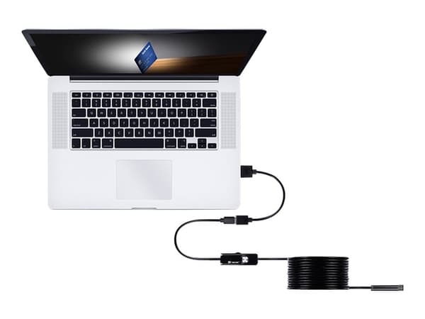 Tracer HardWire - Endoskooppi - kannettava - vedenpitävä - väri - 640 x 480 - USB - AVI - DC 5 V