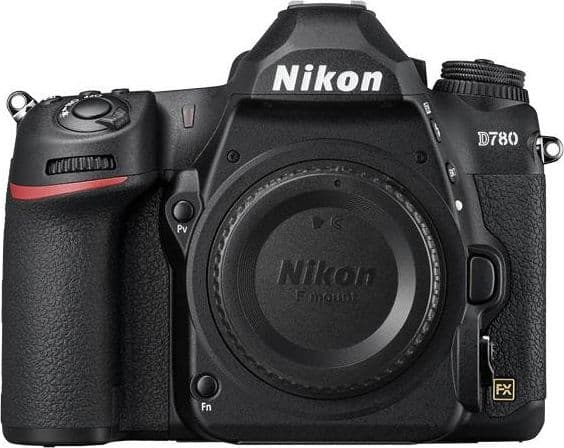 Nikon D780, 24,5 MP, 6048 x 4024 piksler, CMOS, 4K Ultra HD, Berøringsskjerm, Svart