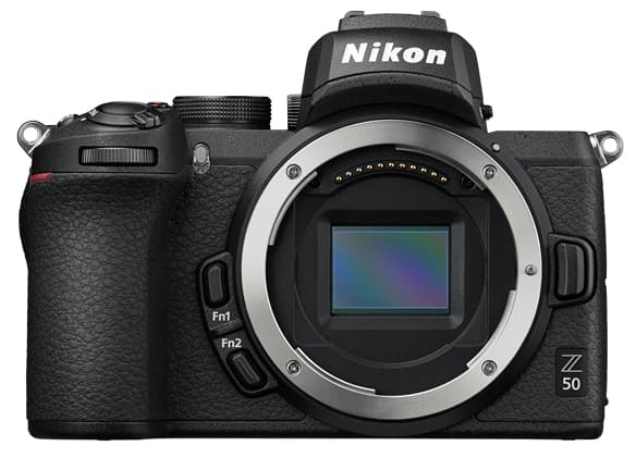 Nikon Z 50, 20,9 MP, 5568 x 3712 piksler, CMOS, 4K Ultra HD, Berøringsskjerm, Sort