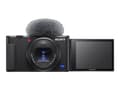 Miniatyrbilde 3 av 5: Sony ZV-1 - Digitalkamera - kompakt - 20.1 MP - 4K / 30 fps - 2.7optisk x-zoom - ZEISS - Wireless LAN - svart