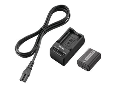 Sony ACC-TRW - Batterilader + AC-strømadapter + batteri - Li-Ion - 1020 mAh - 1 x batterier lader - 400 mA - for Sony 2NP; Cyber-shot DSC-RX10; InfoL Sort