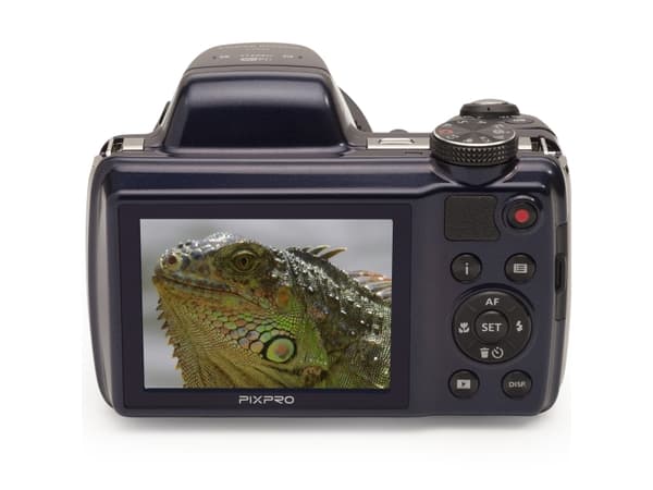 Kodak Astro Zoom AZ528 blauw, 16,76 MP, 4608 x 3456 pixlar, BSI CMOS, 52x, Full HD, Blå
