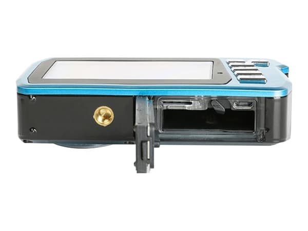 Easypix Aquapix W3048 Edge - Digitalkamera - kompakt - 13.0 MP / 48.0 MP (interpolert) - 4K / 10 fps - under vannet inntil 3 m - isblå