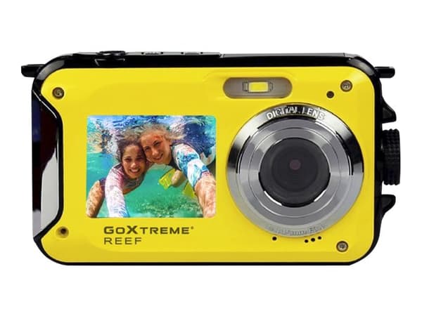 Easypix GoXtreme Reef - Digitaalikamera - kompakt - 8.0 MP / 24.0 MP (interpoleret) - 1080p - jaervands op til 3 m - gul