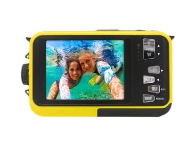 Easypix GoXtreme Reef - Digitaalikamera - kompakt - 8.0 MP / 24.0 MP (interpoleret) - 1080p - jaervands op til 3 m - gul